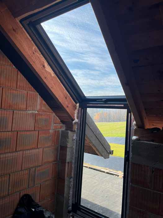 Aluminum attic windows, terrace access doors [33]