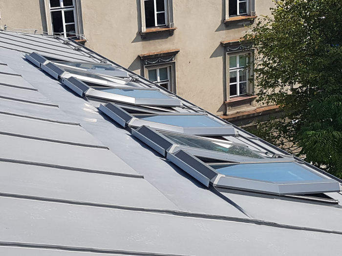Aluminum attic windows, terrace access doors [15]