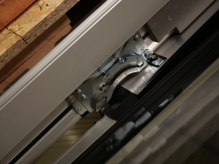 Aluminum attic windows, terrace access doors [24]