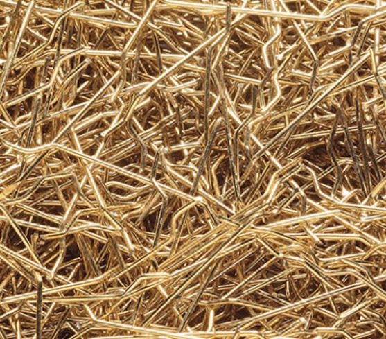 Metal fibers with high tensile strength [5]