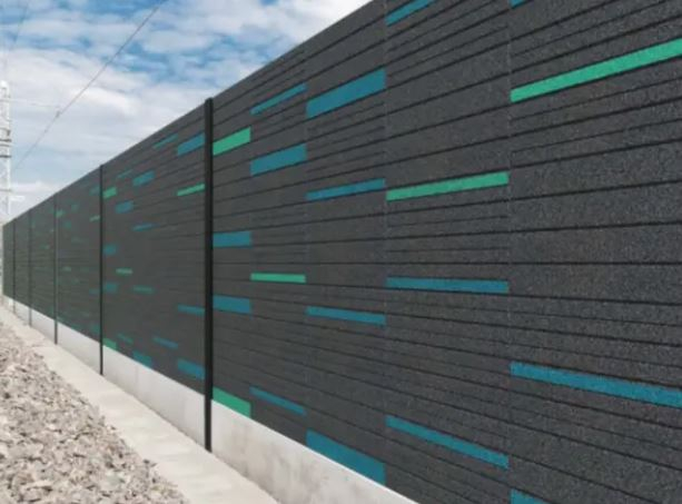 Rubber mattresses for soundproofing fences and structures infrastructure [3]