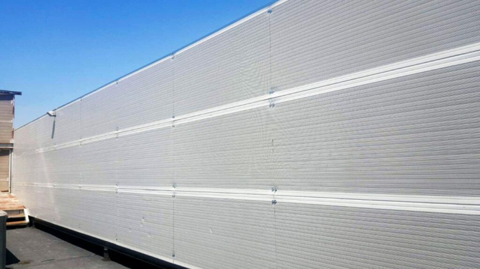 Garduri tip  panou sandvis perforat pentru izolatie fonica [5]