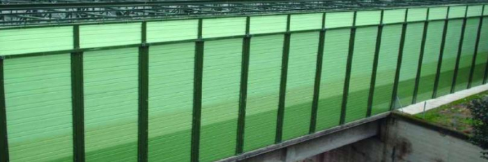 Garduri tip  panou sandvis perforat pentru izolatie fonica [17]