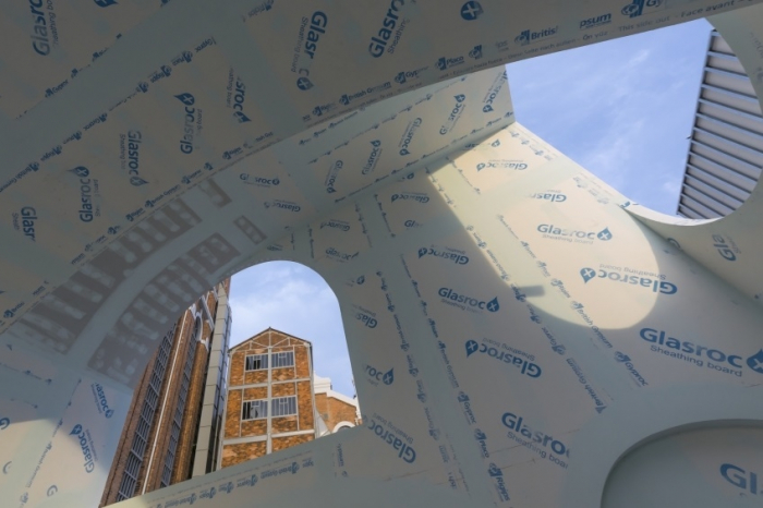Plaster with fiberglass Glasroc [2]
