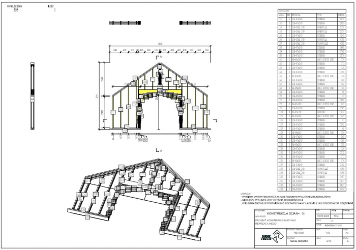 Wooden I Joist beams with EU certifications [59]