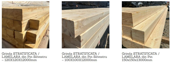 Grinzi lamelare si imbinate in dinti KWH clasa de rezistenta C24 [3]