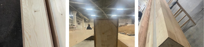 Spruce laminated beams with oak finish [3]