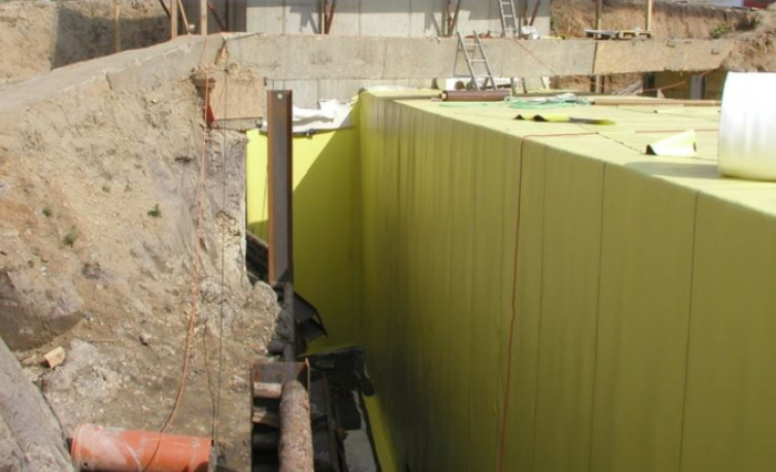 Soil waterproofing, chemical protection and radon protection. [18]