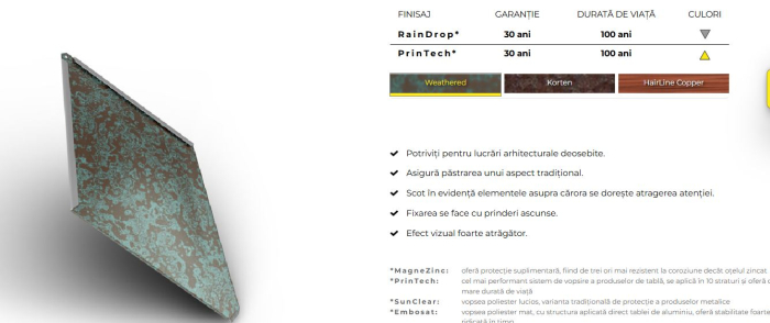 Invelitoare romb  Aluminiu texturat Invelitoara falt - Aluminiu 0,7 mm texturat Invelitoara falt -  Aluminiu 0,7 mm texturat tabla sistem acoperis, solzi tigla metalica click [12]