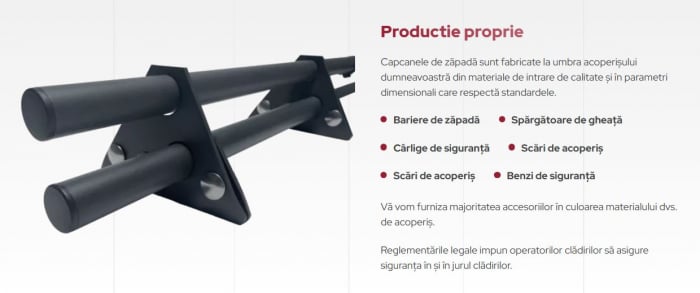 Jgheaburi, burlane coame, parazapezi, rigle si accesorii din Aluminiu pentru invelitoare. [8]