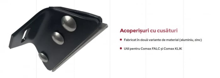 Jgheaburi, burlane coame, parazapezi, rigle si accesorii din Aluminiu pentru invelitoare. [10]