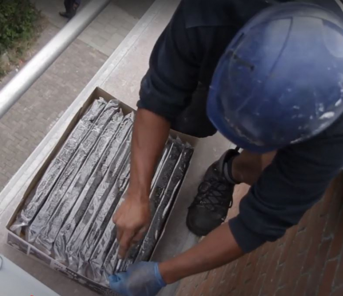 Ready-to-use thermal insulating roof mortar [16]