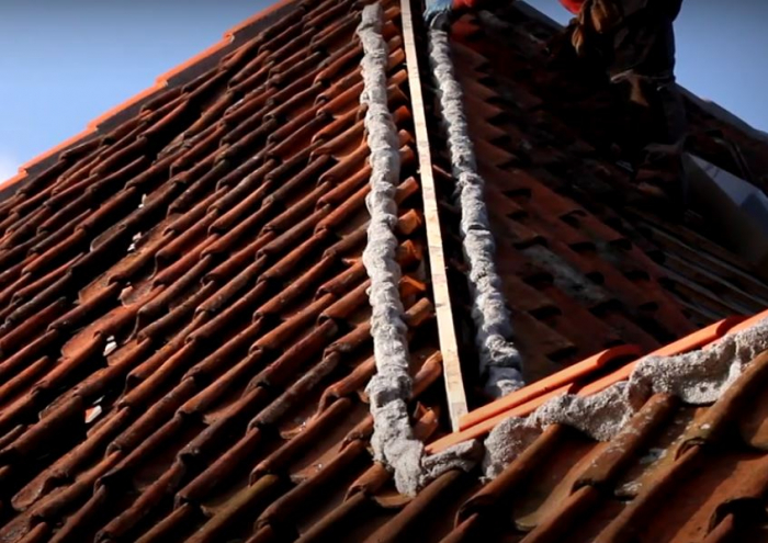 Ready-to-use thermal insulating roof mortar [4]