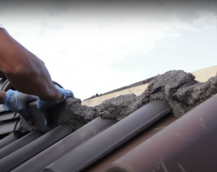 Ready-to-use thermal insulating roof mortar [18]