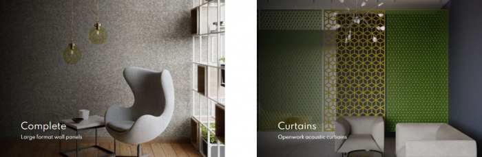 Decorative felt acoustic panels [4]