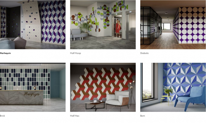 Decorative felt acoustic panels [10]