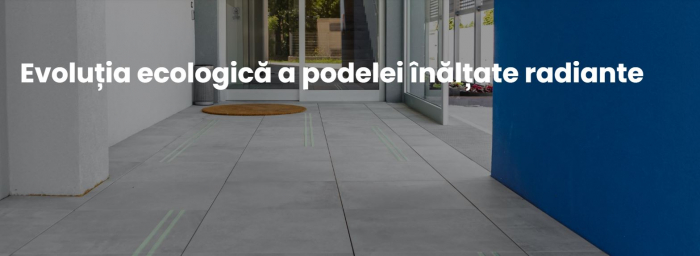 Pardoseala inaltata radianta, cu sistem de incalzire electrica [6]