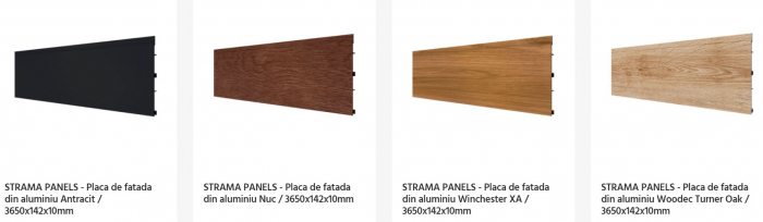 Placari universale cu rigle de aluminiu cu aspect de lemn [8]