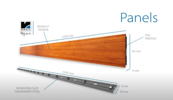 Placari universale cu rigle de aluminiu cu aspect de lemn [5]