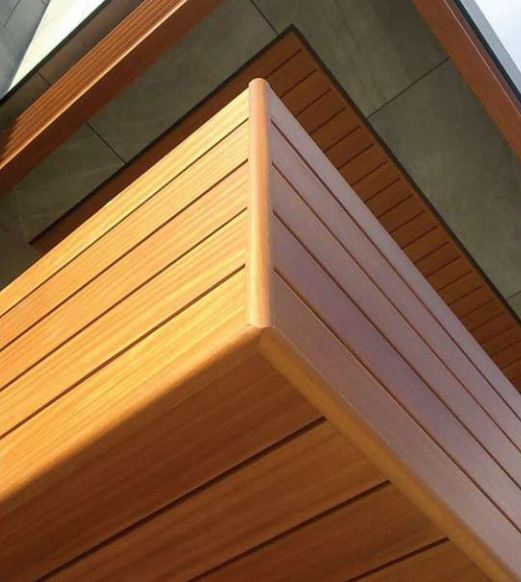 Universal cladding with wood-look aluminum profiles [3]