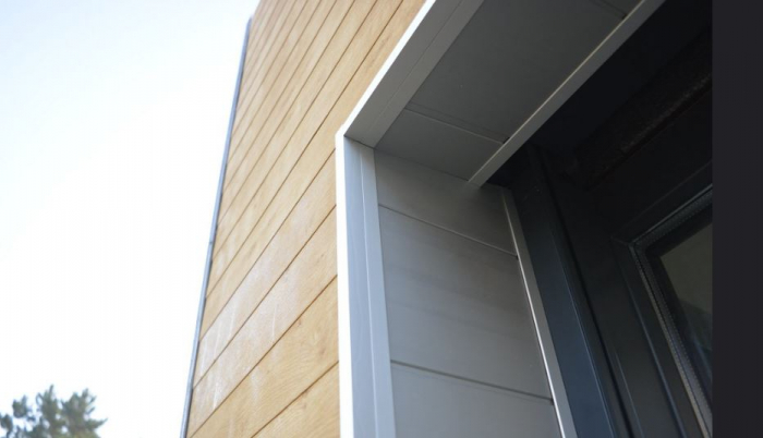 Placari universale cu profile de aluminiu cu aspect de lemn [27]
