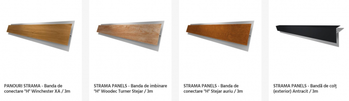 Placari universale cu profile de aluminiu cu aspect de lemn [23]