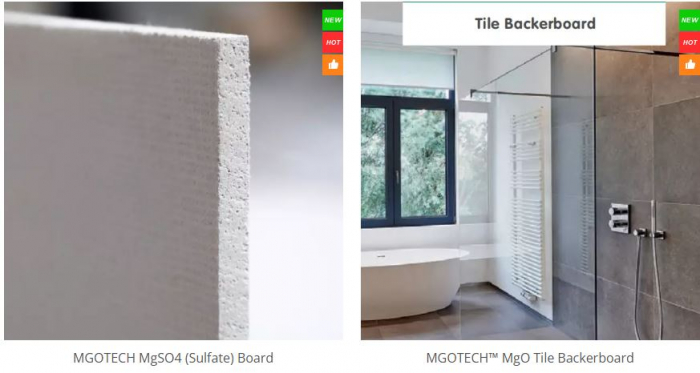 Finished MgO magnesium oxide tiles for facades [6]