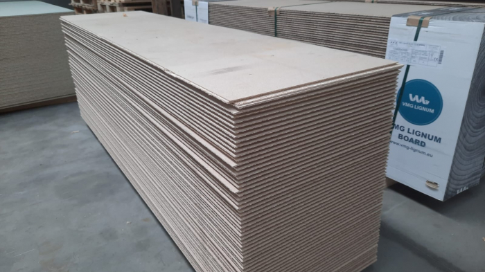 VMG Boards of agglomerated particles with a structural role and joint nut and spring [18]