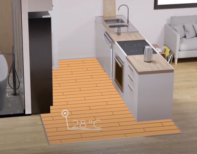 Pardoseala gata finisata pentru incalzire electrica [18]