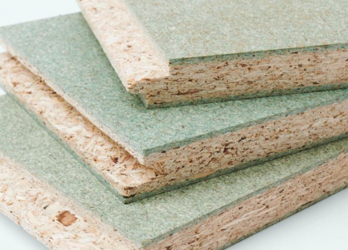 VMG Boards of agglomerated particles with a structural role and joint nut and spring [11]