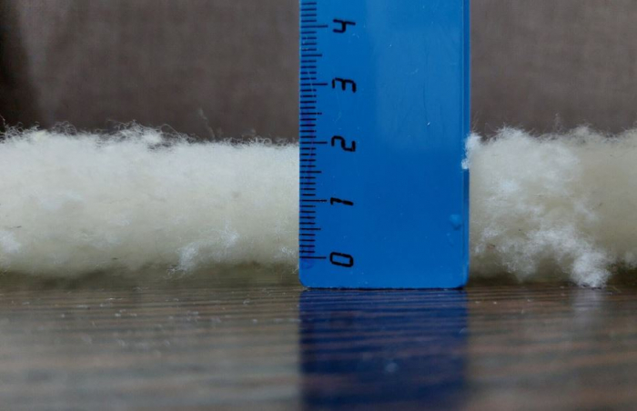 Insulation strips sheep wool logs [2]
