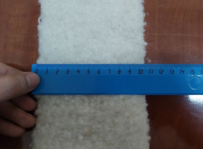 Insulation strips sheep wool logs [5]