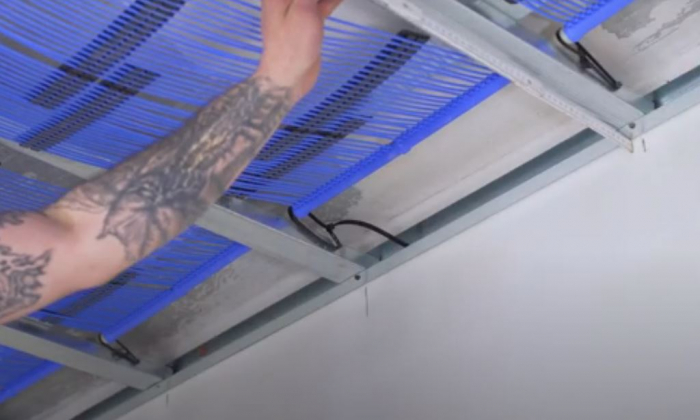Ground heat exchanger and capillary heating and cooling through floors, walls, ceilings [21]