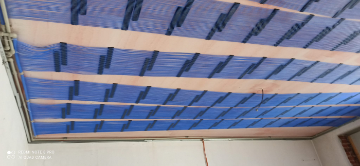 Ground heat exchanger and capillary heating and cooling through floors, walls, ceilings [15]