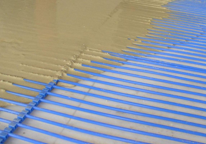 Ground heat exchanger and capillary heating and cooling through floors, walls, ceilings [34]