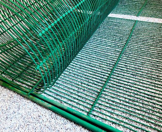 Ground heat exchanger and capillary heating and cooling through floors, walls, ceilings [5]