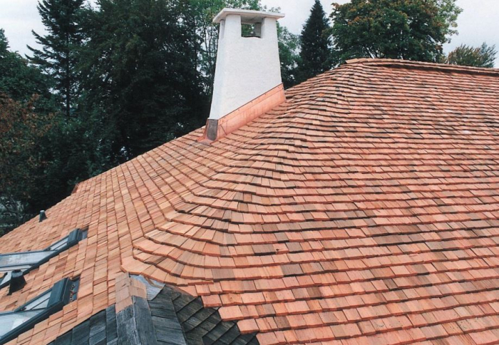 Acacia and oak wood shingles [19]