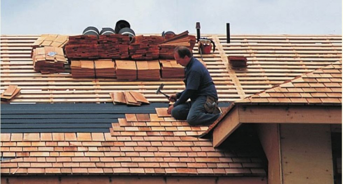 Acacia and oak wood shingles [15]