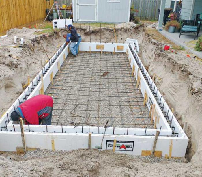 Sistem de constructie din cofraje pierdute din polistiren si beton [16]