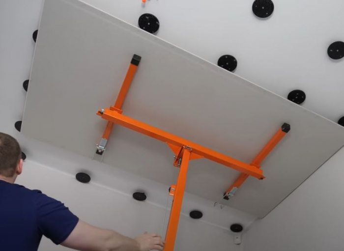 Sistem de fixare a plăcilor, fara profile metalice [28]