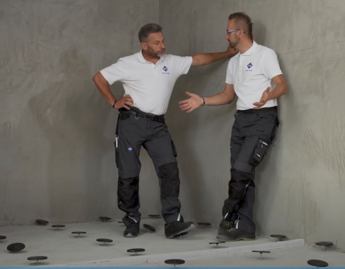 Sistem de fixare a plăcilor, fara profile metalice [18]