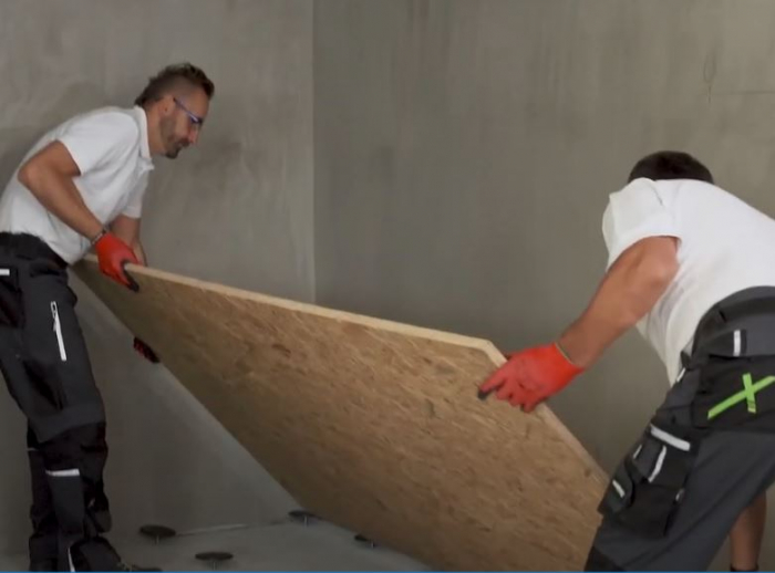 Sistem de fixare a plăcilor, fara profile metalice [19]
