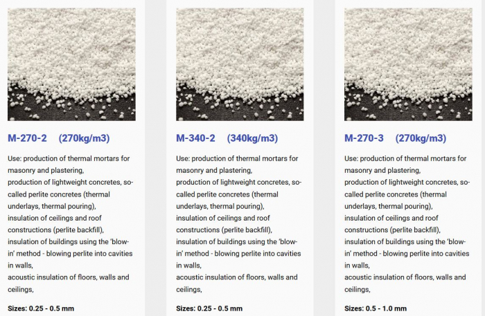 Expanded clay granules for petrochemicals, oil and gas [28]
