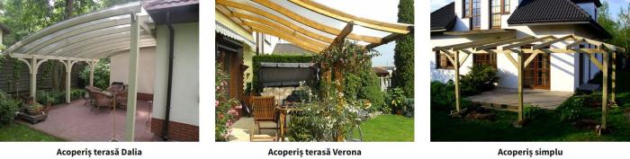 Pergolas and terraces made of glued laminated wood [2]