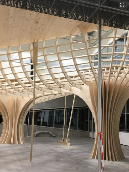 Pergolas and terraces made of glued laminated wood [21]