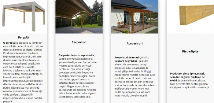 Pergolas and terraces made of glued laminated wood [3]