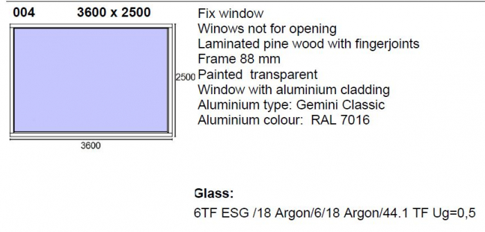 Tamplarie lemn stratificat  cu exterior Aluminiu [12]