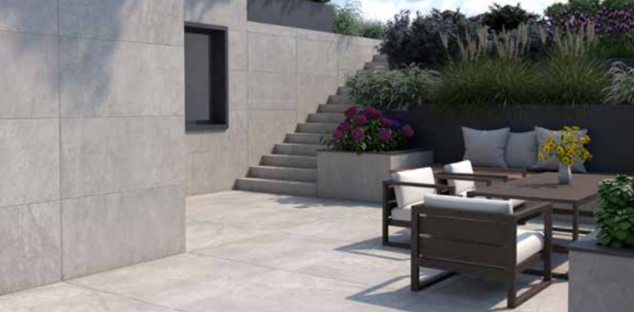 Termosistem exterior din polistren , vata bazaltica sau aerogel cu placare ceramica preinstalata [8]