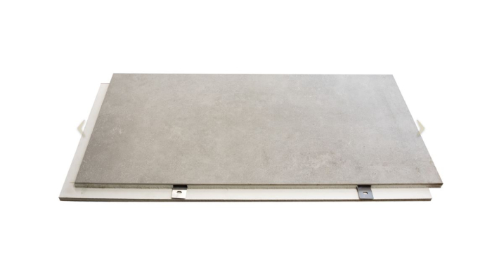 Termosistem exterior din polistren , vata bazaltica sau aerogel cu placare ceramica preinstalata [6]