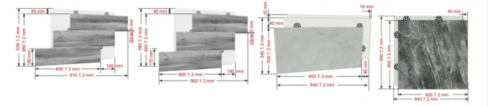 Ceramic-plated tongue and groove thermal system [18]